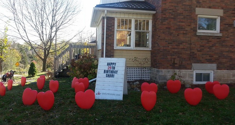 Special Occasion Rentals Guelph Signs